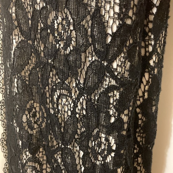 Scarlet Black and Cream Lace Dress - Picture 7 of 11